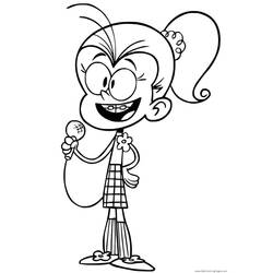 Раскраска: The Loud House (Мультфильмы и Анимационные Шоу) #184887 - Бесплатные раскраски для печати