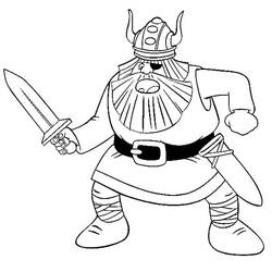 Раскраска: Vic Le Viking (Мультфильмы и Анимационные Шоу) #207016 - Бесплатные раскраски для печати