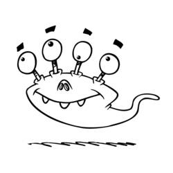 Раскраски: иностранец - Бесплатные раскраски для печати