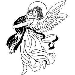 Раскраска: Ангел (Персонажи) #86267 - Бесплатные раскраски для печати