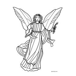 Раскраска: Ангел (Персонажи) #86306 - Бесплатные раскраски для печати