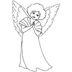 Раскраска: Ангел (Персонажи) #86461 - Бесплатные раскраски для печати
