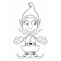 Раскраска: Эльф (Персонажи) #93864 - Бесплатные раскраски для печати