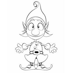 Раскраска: Эльф (Персонажи) #93880 - Бесплатные раскраски для печати