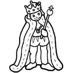 Раскраска: Король (Персонажи) #106915 - Бесплатные раскраски для печати