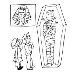 Раскраска: Mummy (Персонажи) #147672 - Бесплатные раскраски для печати