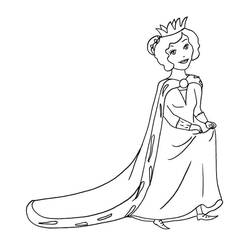 Раскраска: Королева (Персонажи) #203775 - Бесплатные раскраски для печати