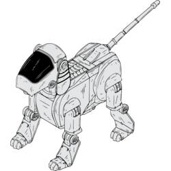 Раскраска: Робот (Персонажи) #106633 - Бесплатные раскраски для печати