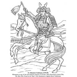 Раскраска: Самурай (Персонажи) #107269 - Бесплатные раскраски для печати