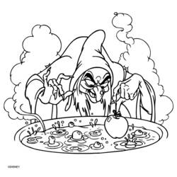 Раскраска: Ведьма (Персонажи) #108312 - Бесплатные раскраски для печати