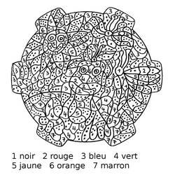Раскраска: Раскраска по номерам (Раскраска по Номерам) #125615 - Бесплатные раскраски для печати