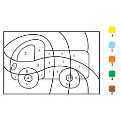 Раскраска: Волшебная раскраска 2 класс (Раскраска по Номерам) #178346 - Бесплатные раскраски для печати