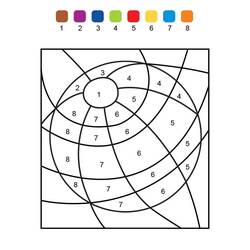 Раскраска: Волшебная раскраска 2 класс (Раскраска по Номерам) #178352 - Бесплатные раскраски для печати