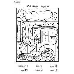 Раскраска: Волшебный детский сад (Раскраска по Номерам) #180166 - Бесплатные раскраски для печати