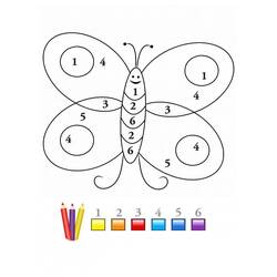 Раскраска: Волшебный детский сад (Раскраска по Номерам) #180175 - Бесплатные раскраски для печати