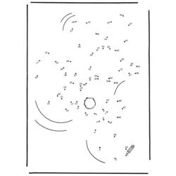 Раскраска: Раскраска по точкам (Раскраска по Номерам) #125848 - Бесплатные раскраски для печати