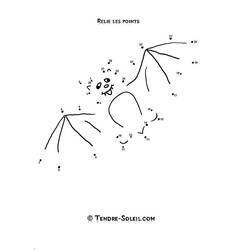 Раскраска: Раскраска по точкам (Раскраска по Номерам) #125972 - Бесплатные раскраски для печати
