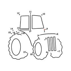 Раскраска: Раскраска по точкам (Раскраска по Номерам) #126015 - Бесплатные раскраски для печати
