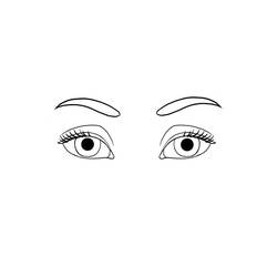 Раскраска: Eyes (другие) #201272 - Бесплатные раскраски для печати