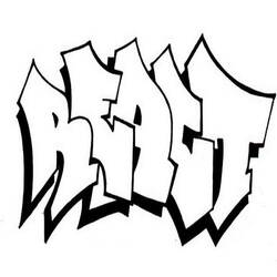 Раскраска: Graffiti (другие) #192183 - Бесплатные раскраски для печати