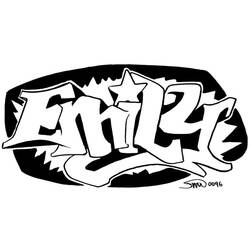 Раскраска: Graffiti (другие) #192186 - Бесплатные раскраски для печати