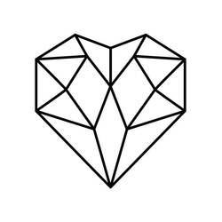 Раскраска: Сердце (другие) #173245 - Бесплатные раскраски для печати
