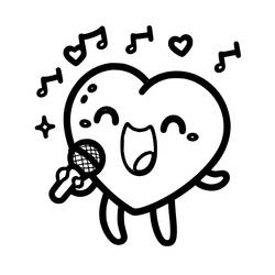 Раскраска: Сердце (другие) #213417 - Бесплатные раскраски для печати