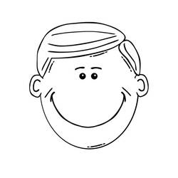 Раскраска: Смайлик (другие) #116078 - Бесплатные раскраски для печати