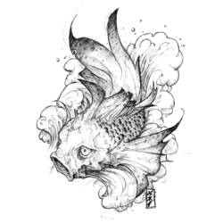 Раскраска: Тату (другие) #121038 - Бесплатные раскраски для печати