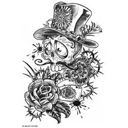 Раскраска: Тату (другие) #121162 - Бесплатные раскраски для печати