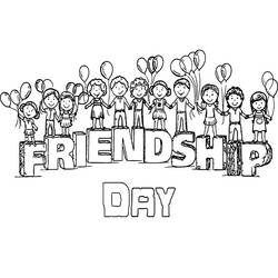 Раскраска: Дружба (Семья и Друзья) #193086 - Бесплатные раскраски для печати