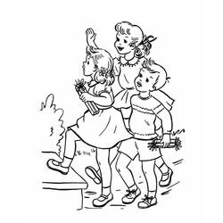 Раскраска: Дружба (Семья и Друзья) #193094 - Бесплатные раскраски для печати