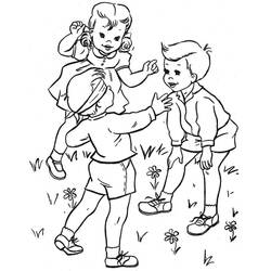 Раскраска: Дружба (Семья и Друзья) #193117 - Бесплатные раскраски для печати