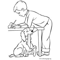 Раскраска: Мальчик (Семья и Друзья) #97363 - Бесплатные раскраски для печати