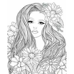 Раскраска: Девочка-подросток (Семья и Друзья) #194483 - Бесплатные раскраски для печати