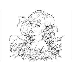 Раскраска: Девочка-подросток (Семья и Друзья) #194495 - Бесплатные раскраски для печати