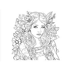 Раскраска: Девочка-подросток (Семья и Друзья) #194496 - Бесплатные раскраски для печати