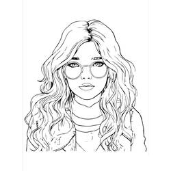 Раскраска: Девочка-подросток (Семья и Друзья) #194510 - Бесплатные раскраски для печати