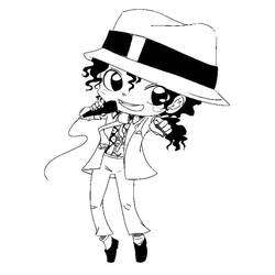 Раскраска: Michael Jackson (Знаменитые люди) #212364 - Бесплатные раскраски для печати