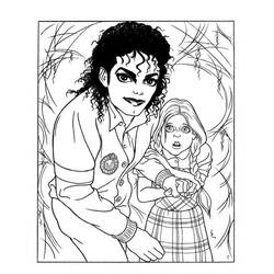 Раскраска: Michael Jackson (Знаменитые люди) #212375 - Бесплатные раскраски для печати