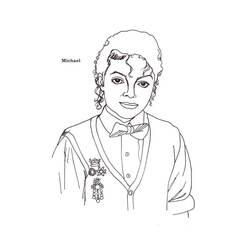 Раскраска: Michael Jackson (Знаменитые люди) #212387 - Бесплатные раскраски для печати