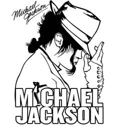 Раскраска: Michael Jackson (Знаменитые люди) #212394 - Бесплатные раскраски для печати