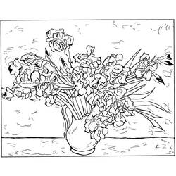 Раскраска: Vincent van Gogh (Знаменитые люди) #219543 - Бесплатные раскраски для печати