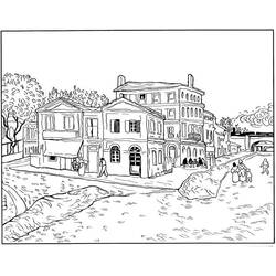 Раскраска: Vincent van Gogh (Знаменитые люди) #219547 - Бесплатные раскраски для печати