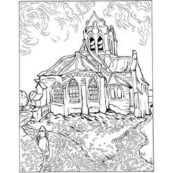 Раскраска: Vincent van Gogh (Знаменитые люди) #219550 - Бесплатные раскраски для печати