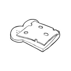 Раскраска: Сыр (Еда и Питание) #217637 - Бесплатные раскраски для печати