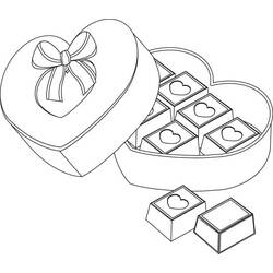 Раскраска: Шоколад (Еда и Питание) #214401 - Бесплатные раскраски для печати