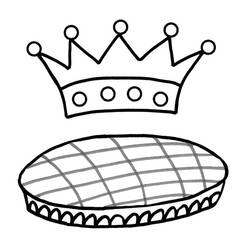 Раскраска: Королевский пирог (Еда и Питание) #178363 - Бесплатные раскраски для печати