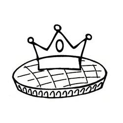 Раскраска: Королевский пирог (Еда и Питание) #178376 - Бесплатные раскраски для печати