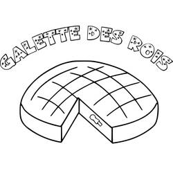 Раскраска: Королевский пирог (Еда и Питание) #178379 - Бесплатные раскраски для печати